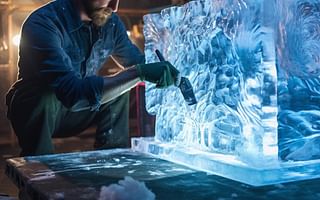 How can I create complex ice sculptures as indicated in...?